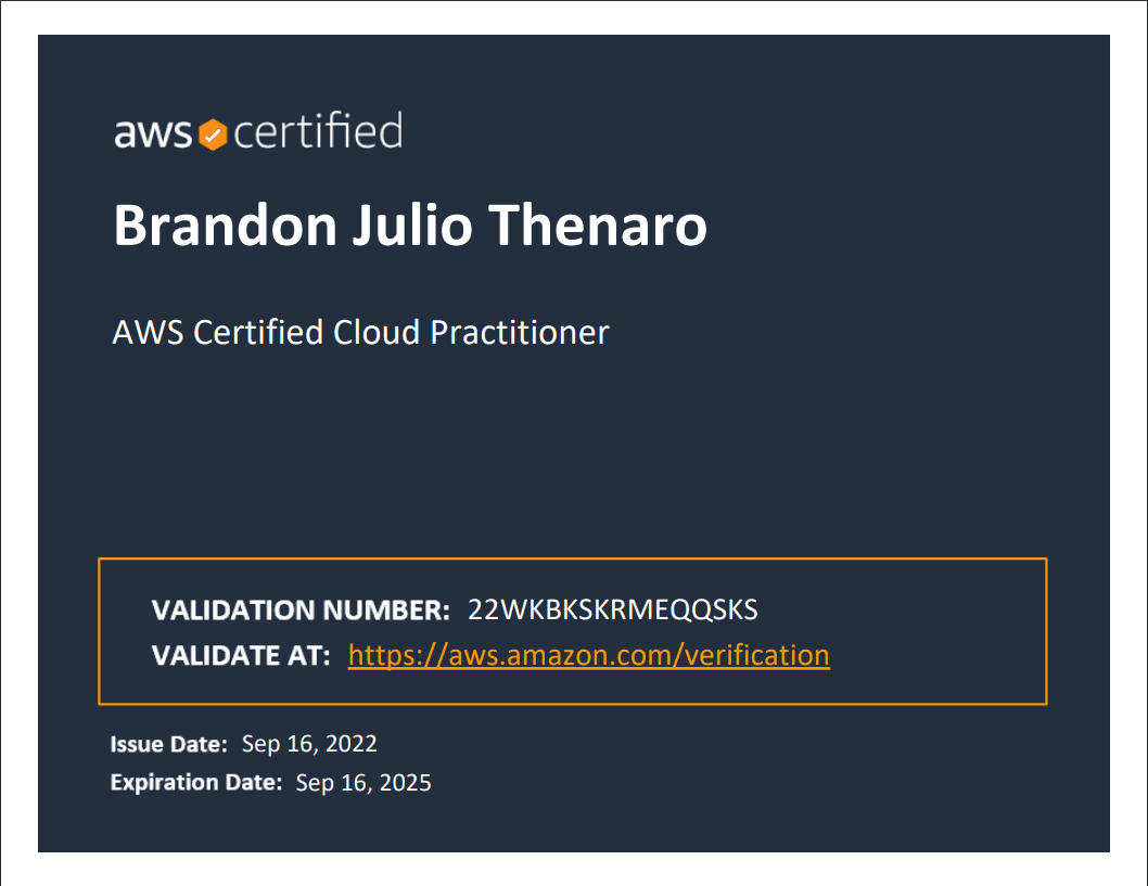 AWS Certified Cloud Practitioner