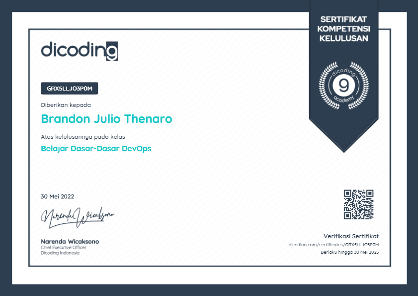 Belajar Dasar-Dasar DevOps